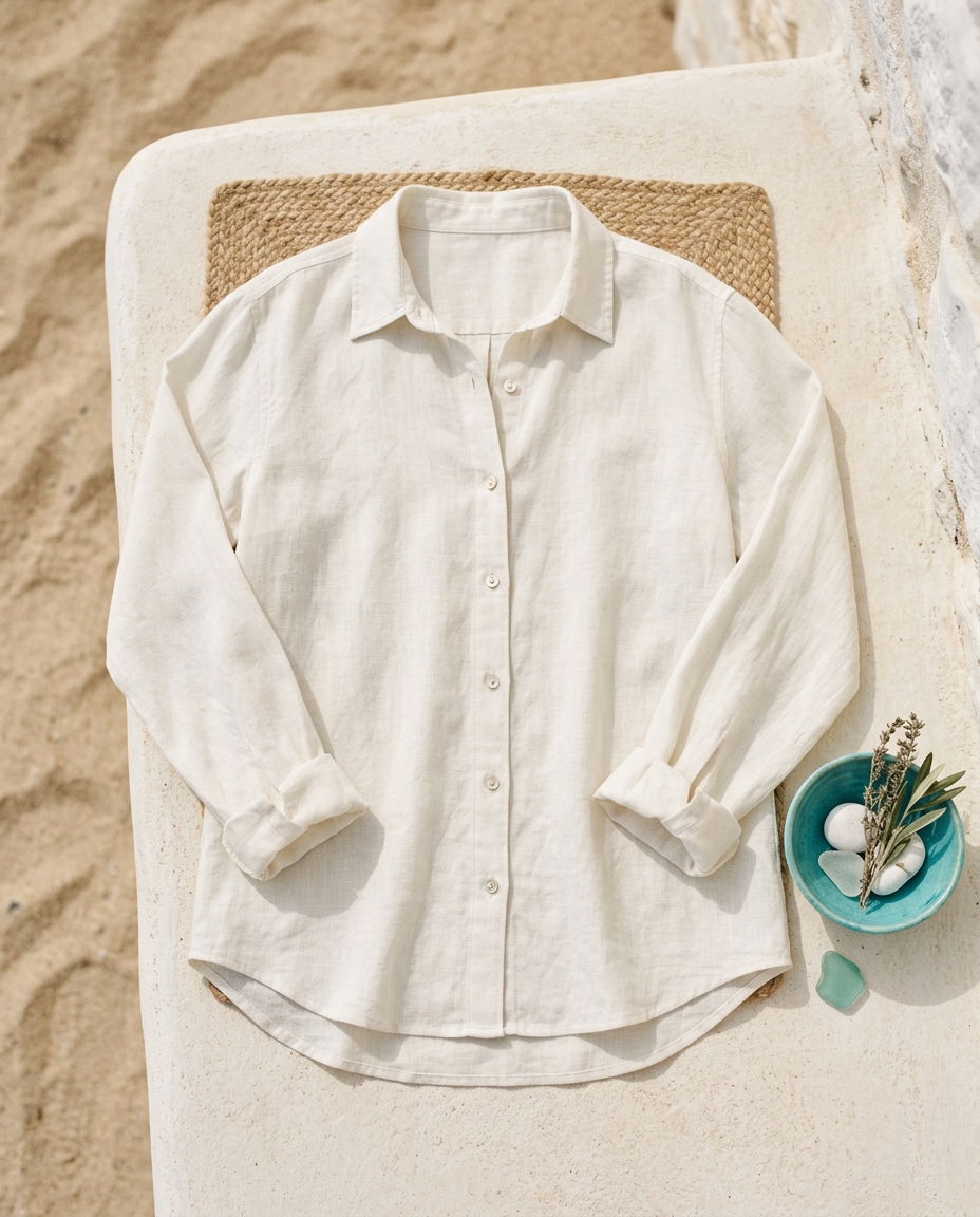 Naxos Linen Blouse