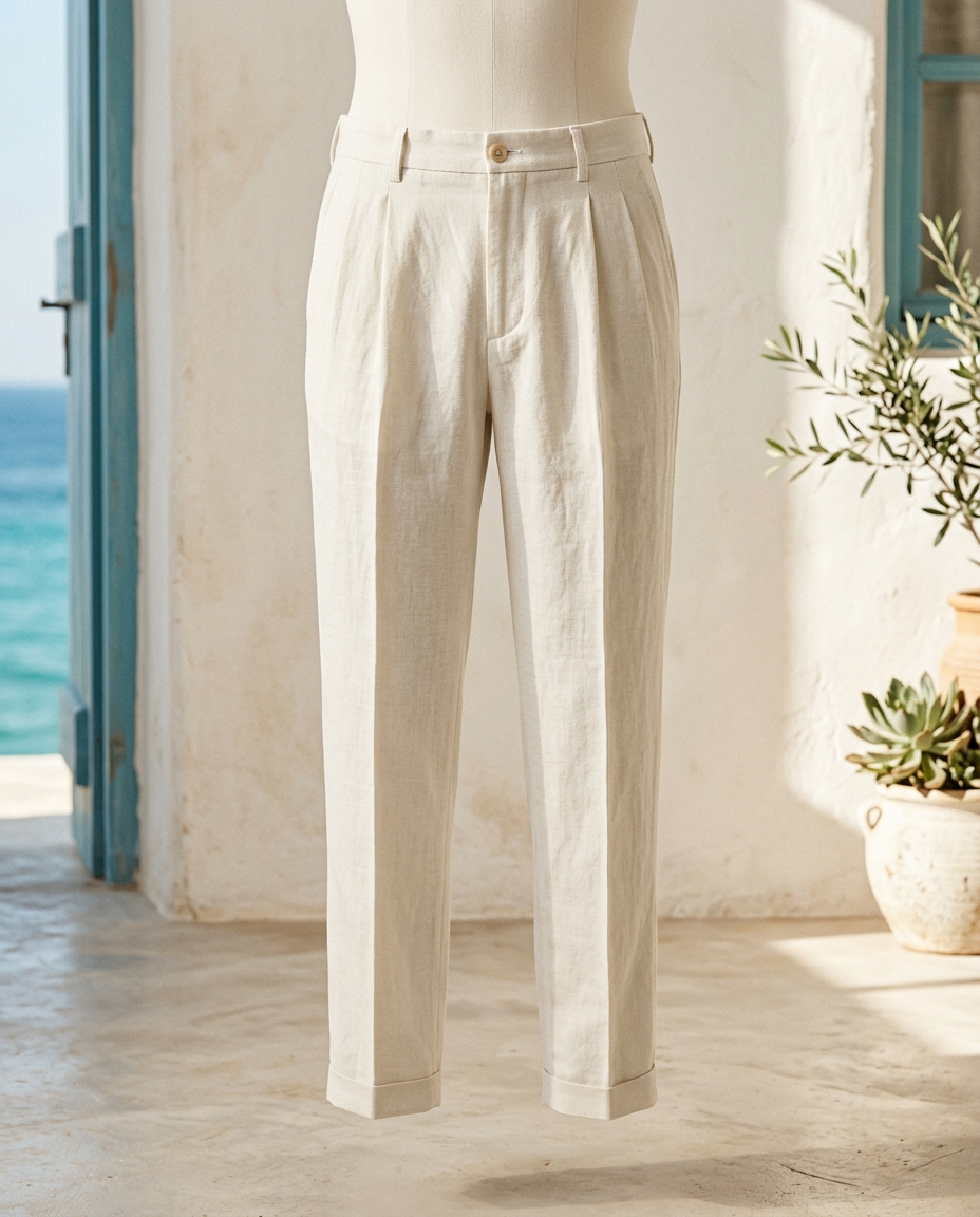 Paros Linen Trouser